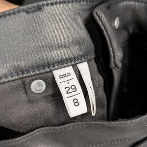 LOFT Black Pleather Pants